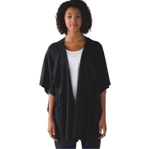 LULULEMON ☆ After Asana Convertible Cardigan Poncho ☆ Cashmere Blend